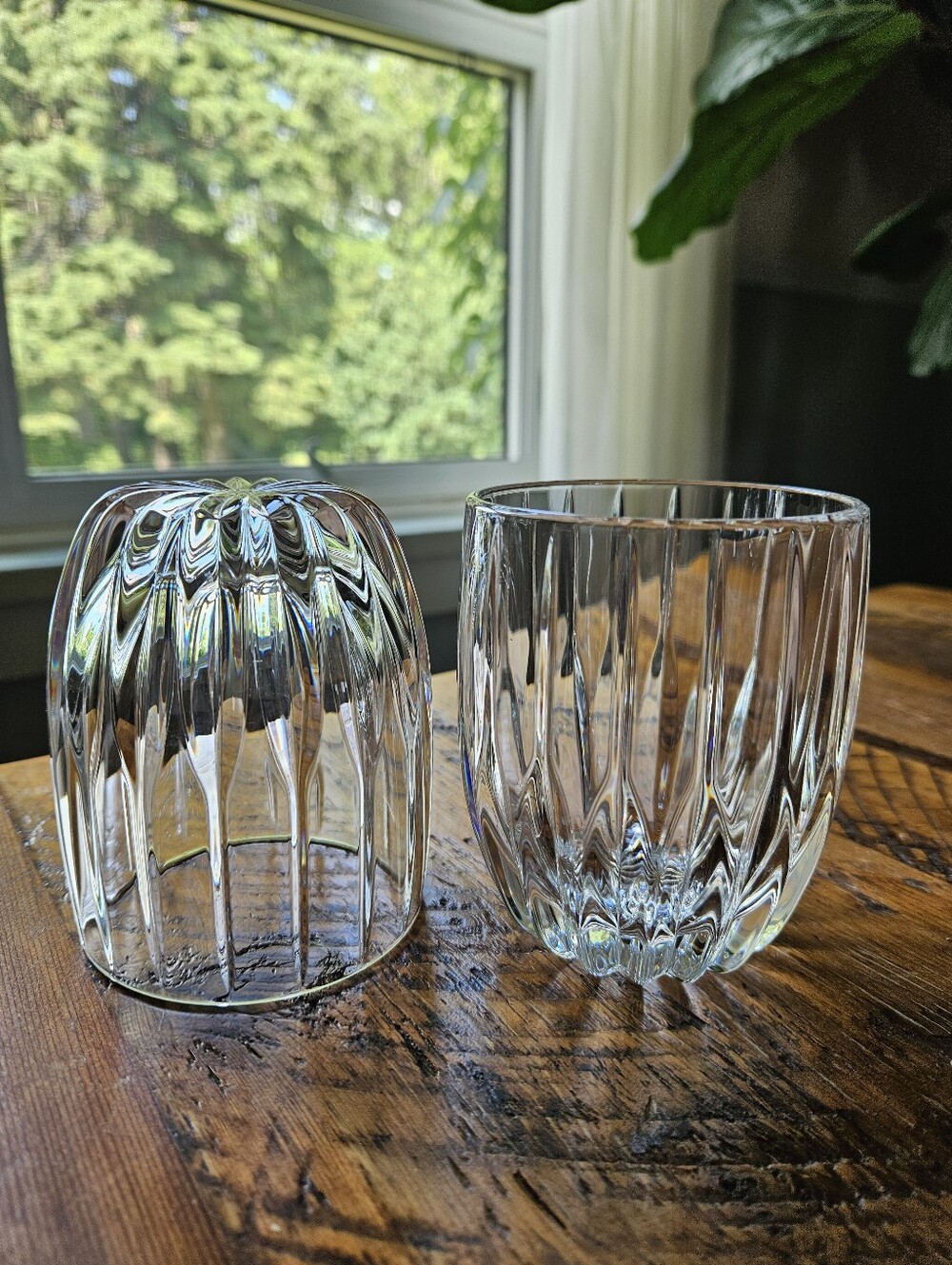 Mikasa Parklane Vintage Crystal Whiskey Glasses (set of 2)